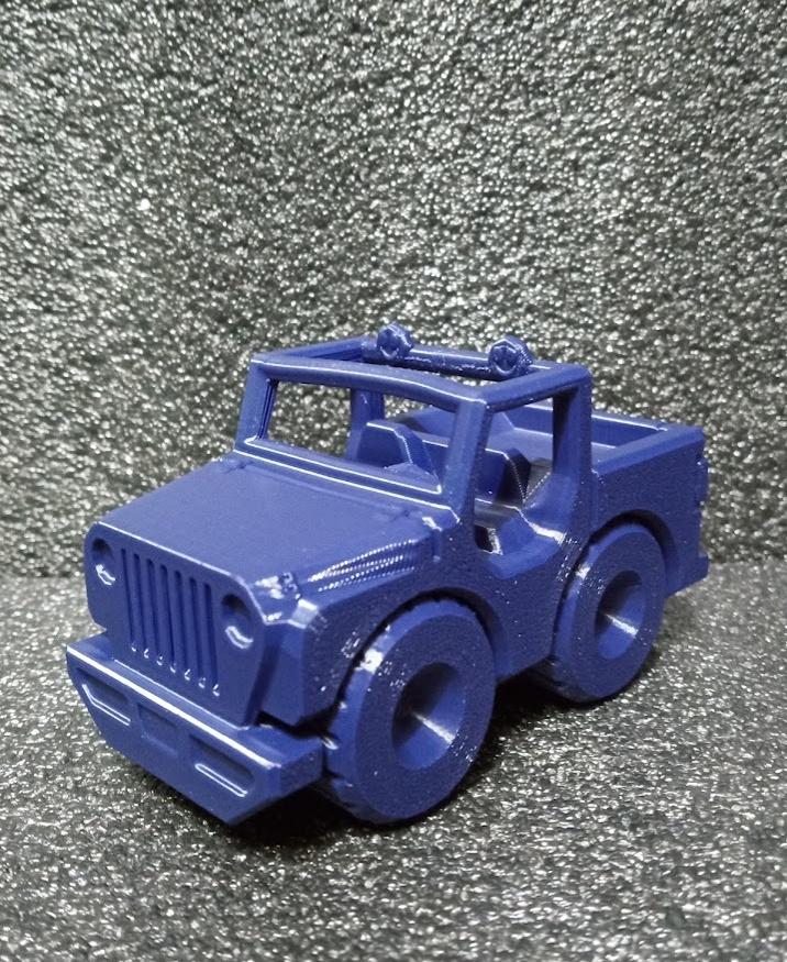 Fixum Dude Motors PiP Jeep Gladiator - navy blue by matterhackers - 3d model