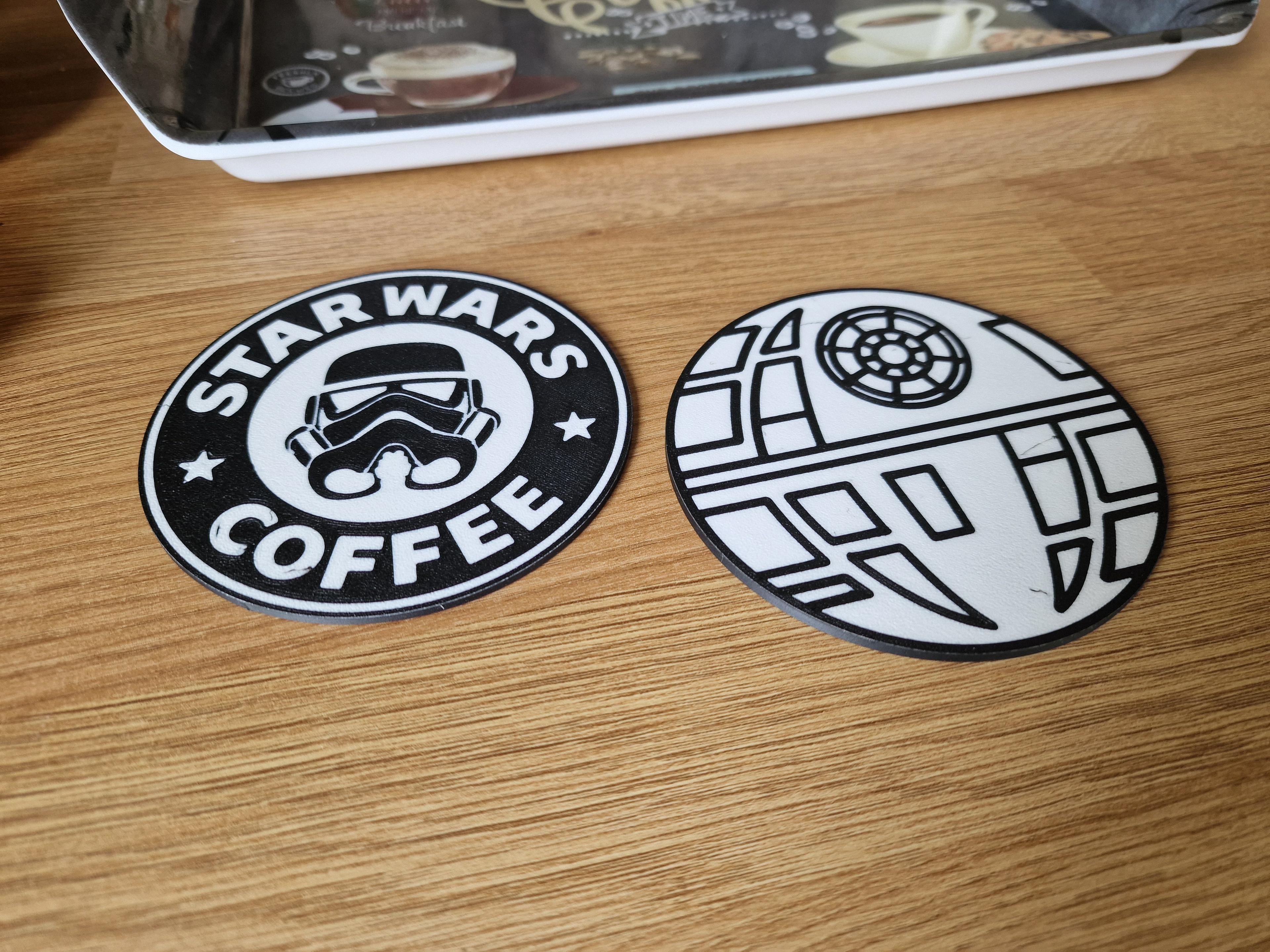 Storm Trooper Starbucks Coaster 3d model