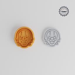 Halloween Clown Cookie Cutter & Stamp Set, Spooky Clown Face, Horror Emoji Shapes, Perfect for Fondant, 6 Pieces PRODUCT_968 3d model