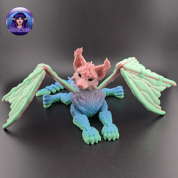 Dragon Cat - Articulated Print-in-Place 3d model