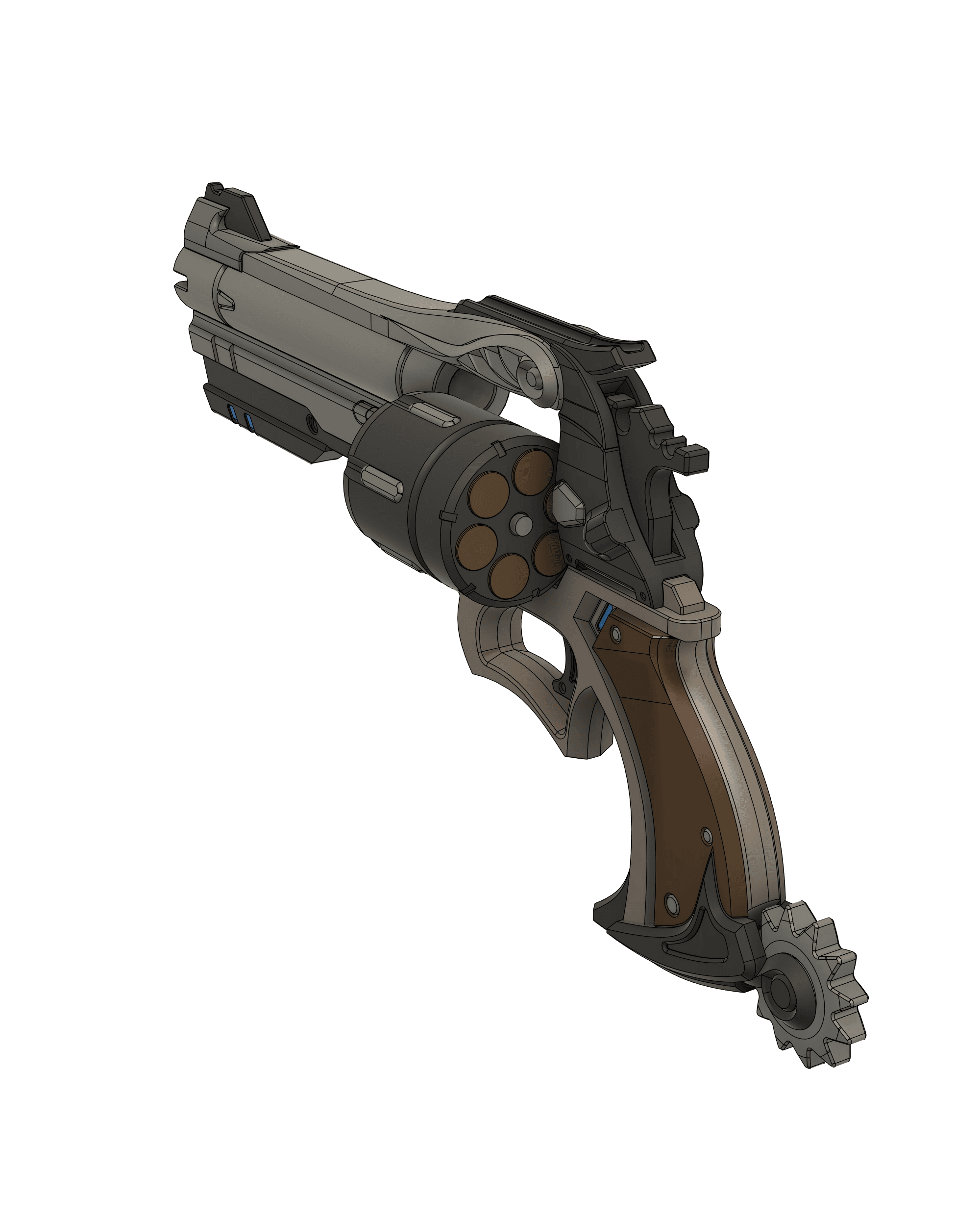 Overwatch McCree PeaceKeeper 3d model