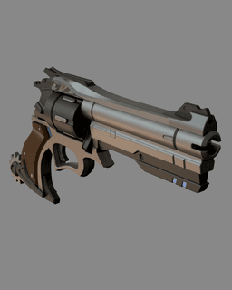 Overwatch McCree PeaceKeeper 3d model