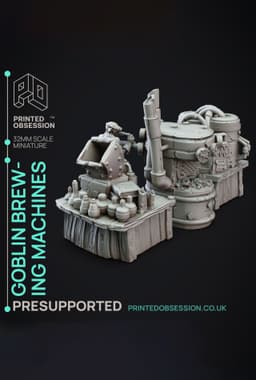 Stills - Hollow - Goblin Brewers - PRESUPPORTED - Illustrated and Stats - 32mm scale 3d model