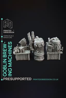 Stills - Hollow - Goblin Brewers - PRESUPPORTED - Illustrated and Stats - 32mm scale 3d model