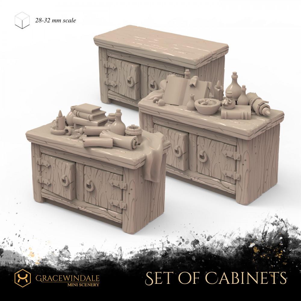 Set of Cabinets 3d model