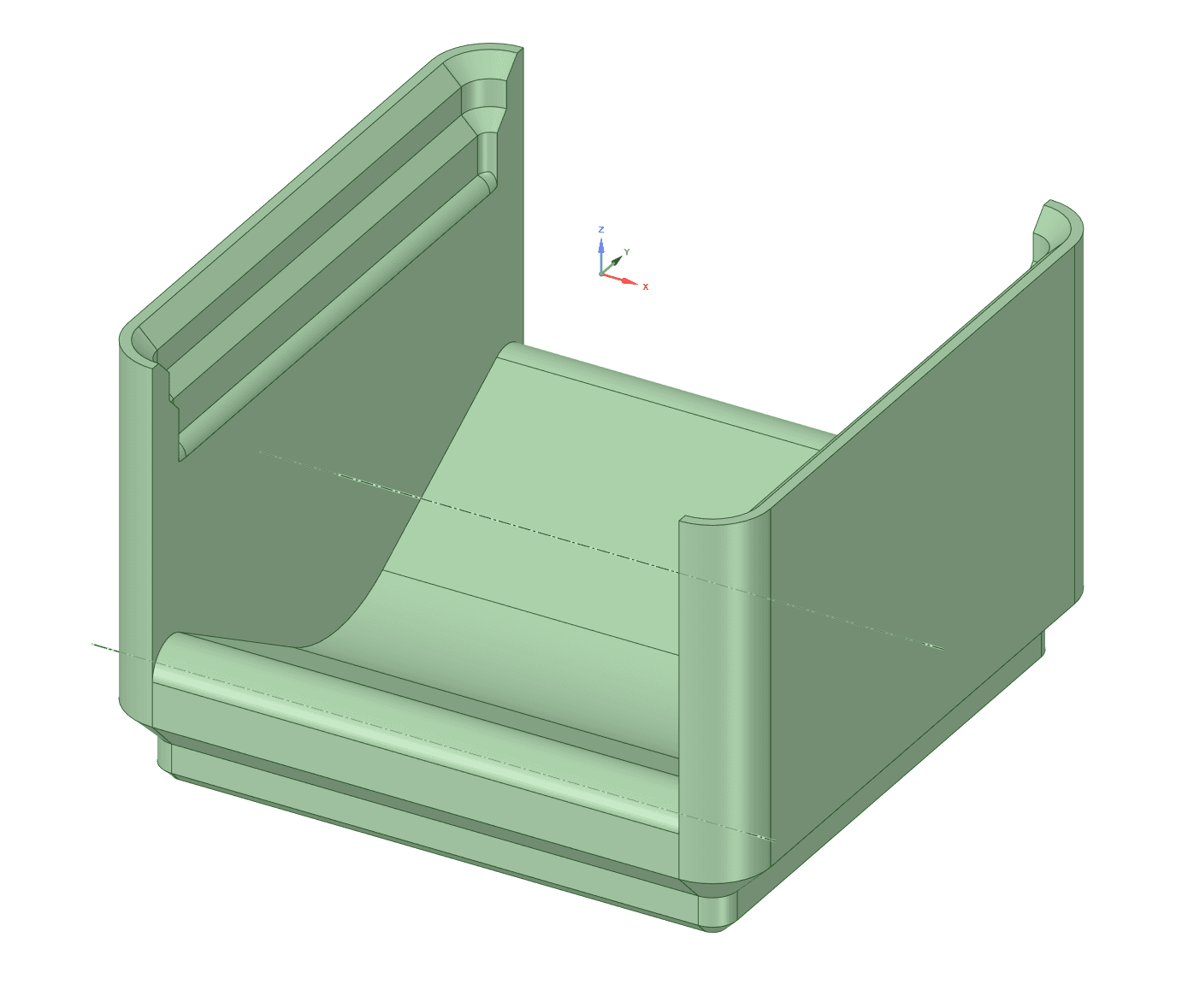 Gridfinity 20mm thread die rack 3d model