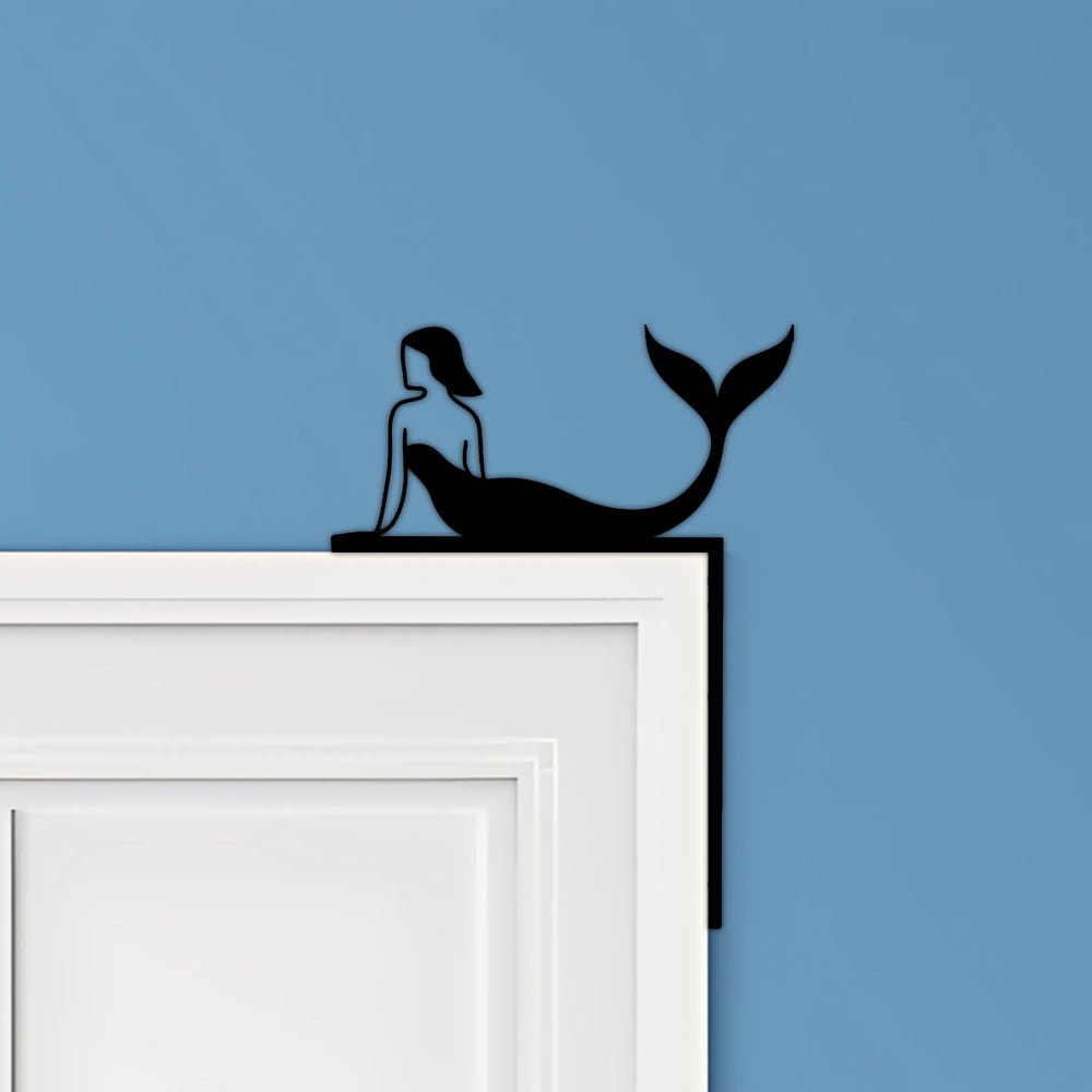 Mermaid Door Corner Decor 3d model