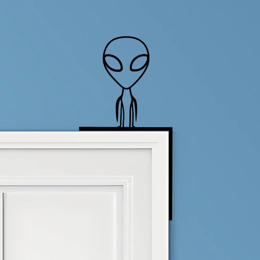 Alien Door Corner Decor 3d model