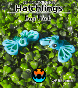 Butterfly - Hatchling 3d model