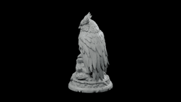 Tempest Owl Oracle STL - Storm Spirit Printable Statue 3d model