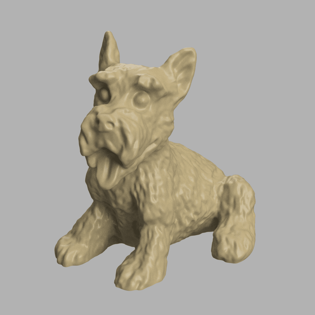 Schnauzer dog 3d model