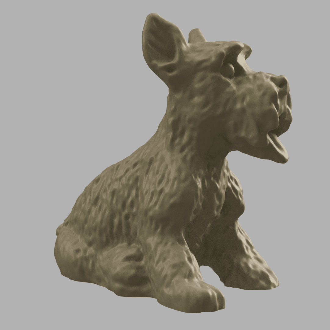 Schnauzer dog 3d model