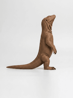 Realistic Megalania DInosaur Figurines - 2 Painted Versions 3d model
