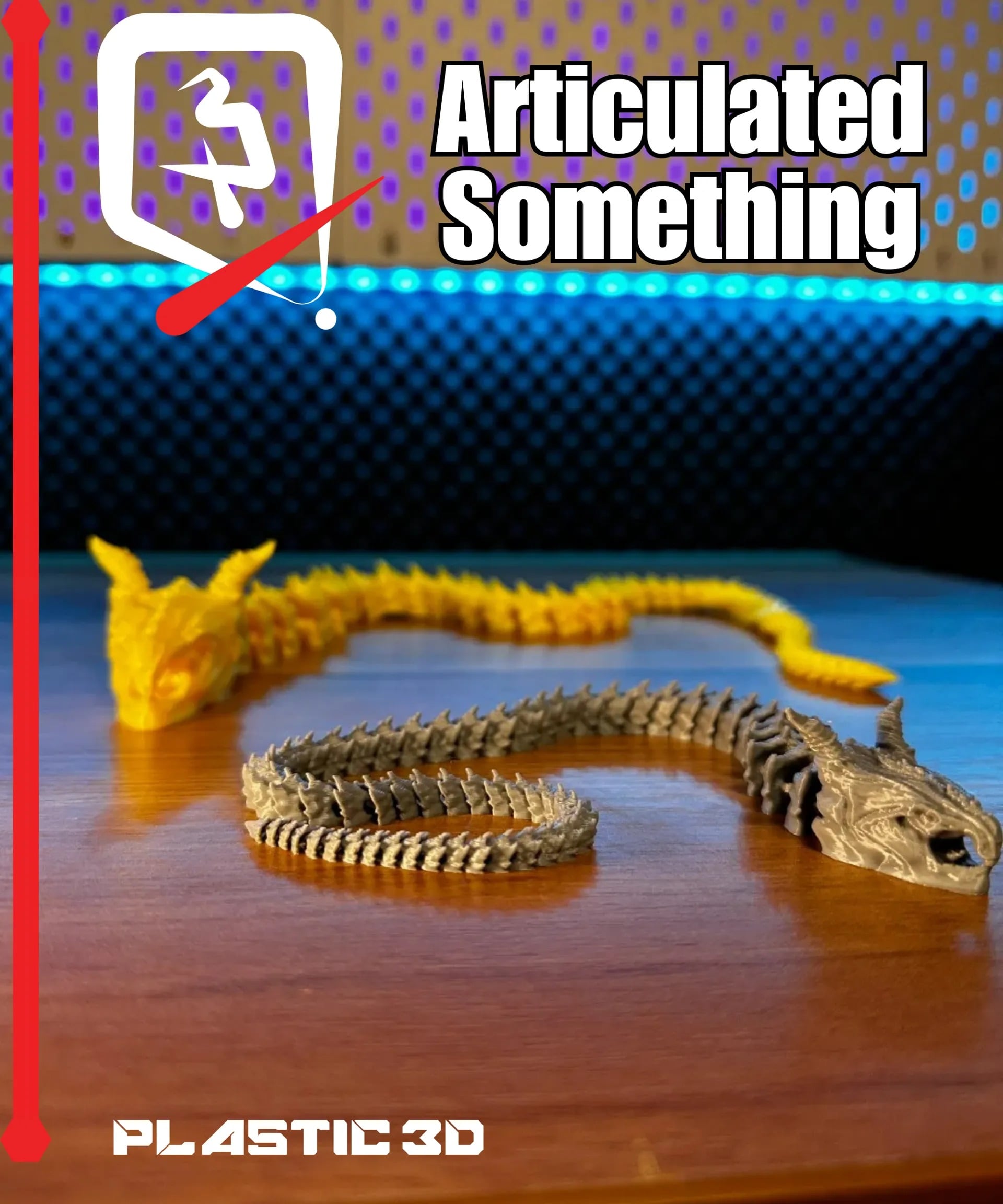 Articulated Snake Supportless 3d model