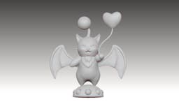 Final fantasy - Moogle Model 3d model