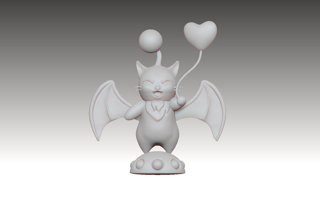 Final fantasy - Moogle Model 3d model