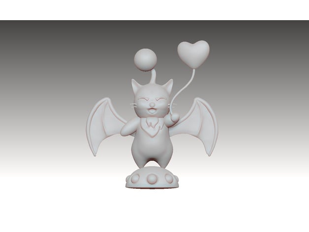 Final fantasy - Moogle Model 3d model