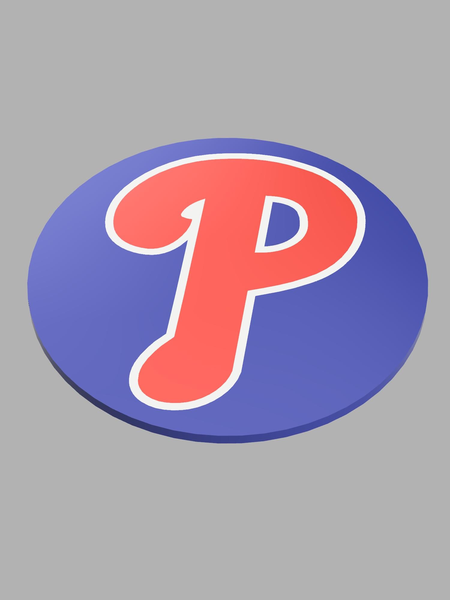MLB - PHI Coaster and Holder Set 3d model