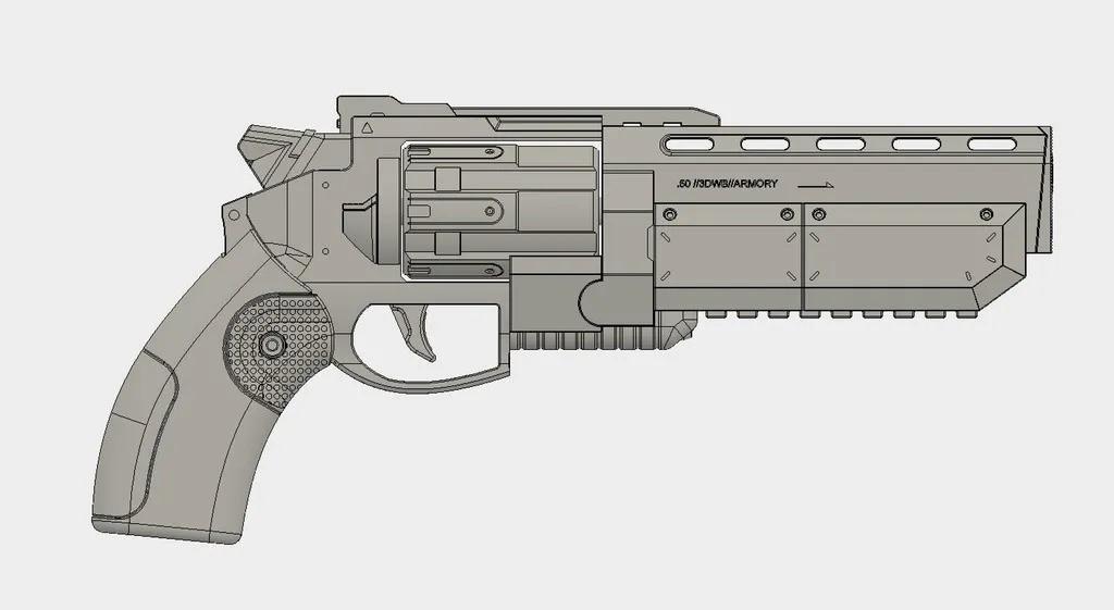 3DWORKBENCH Revolver 3d model