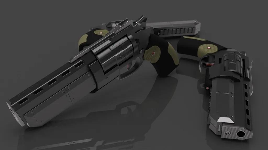 3DWORKBENCH Revolver 3d model
