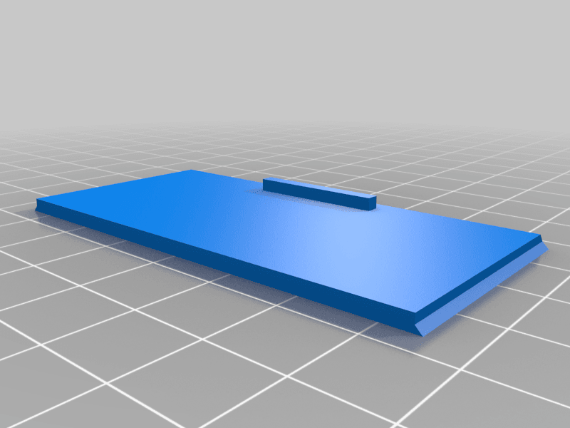 Light Switch Cover with Door, Fixed Slot 3d model