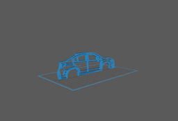 Subaru - Impreza WRX VA Facelift Wall Art 3d model