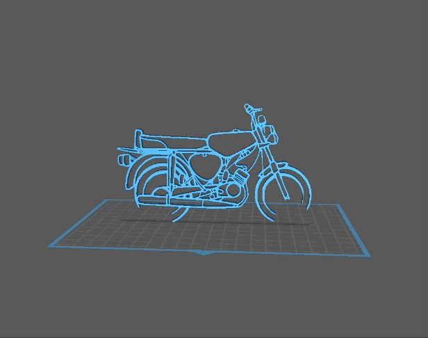 Simson - S51 Wall Art 3d model