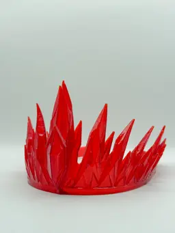 Crimson Bloodstone Tiara 3d model