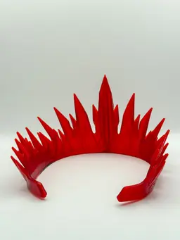 Crimson Bloodstone Tiara 3d model