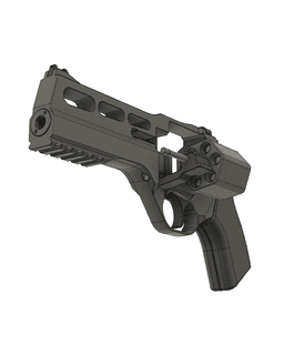 Chiappa Rhino 50DS - High-Detail 3D Printable Replica 3d model