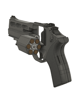 Chiappa Rhino 50DS - High-Detail 3D Printable Replica 3d model