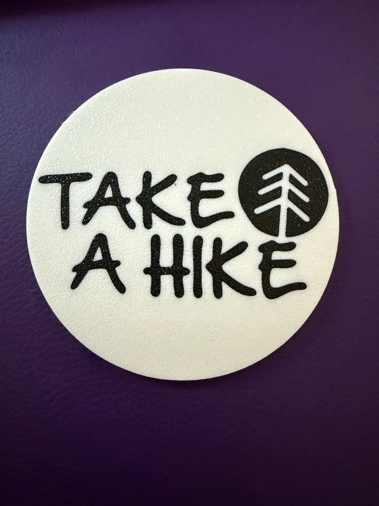 Take a Hike Hiking-Inspired Coaster 3d model