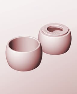 CR68-50-P Modular pierced component container modern decor 3d model