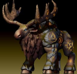 Runewrack - The Runic Moose - FREE For Personal Use 3d model