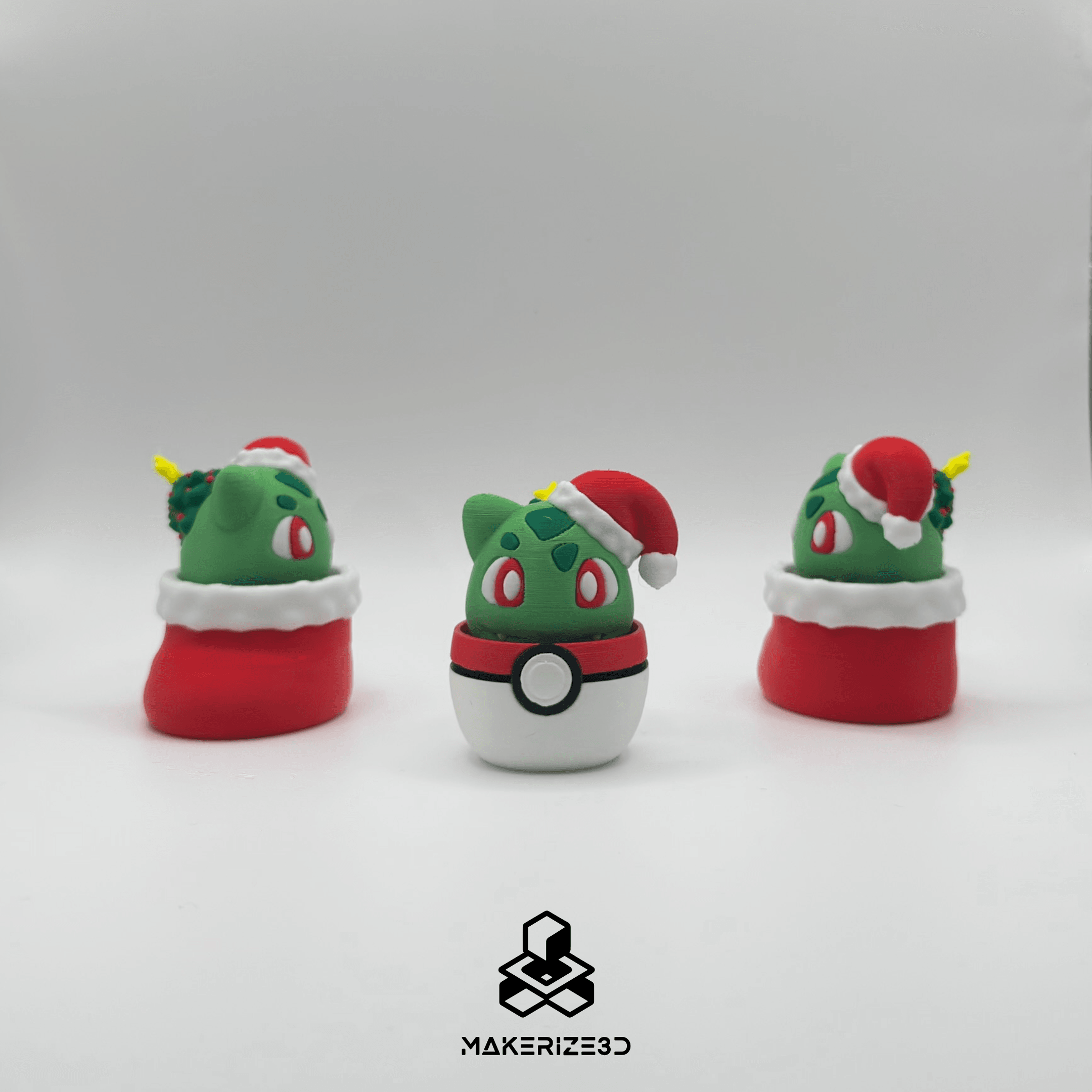 Bulbasaur Christmas Clicker 3d model