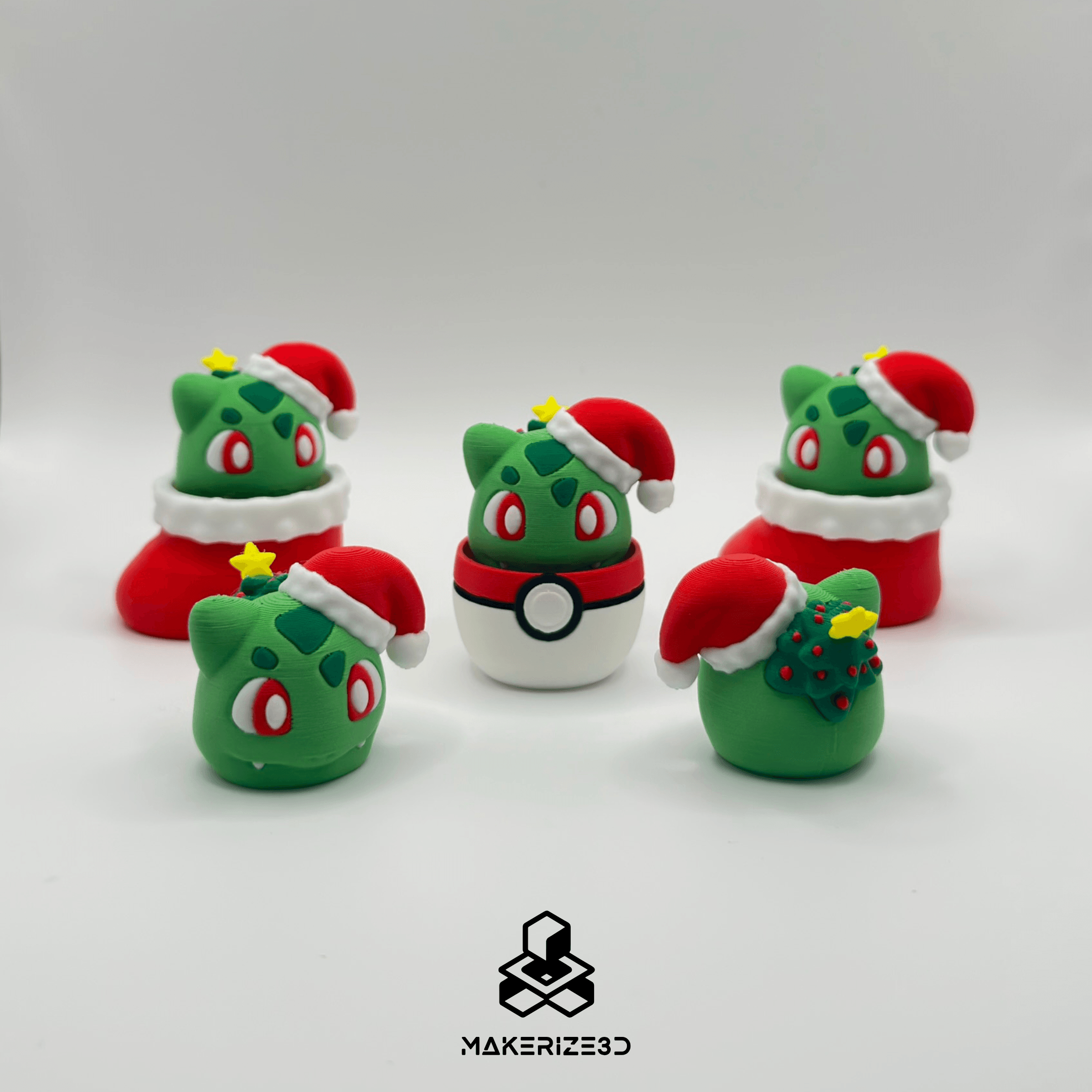 Bulbasaur Christmas Clicker 3d model