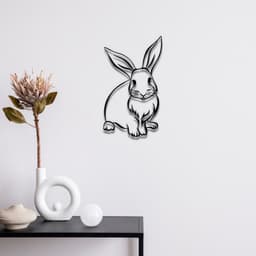 Rabbit Wall Art 3d model