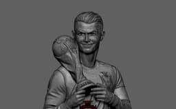 Cristiano Ronaldo 3D Scanning STL Printable 3d model