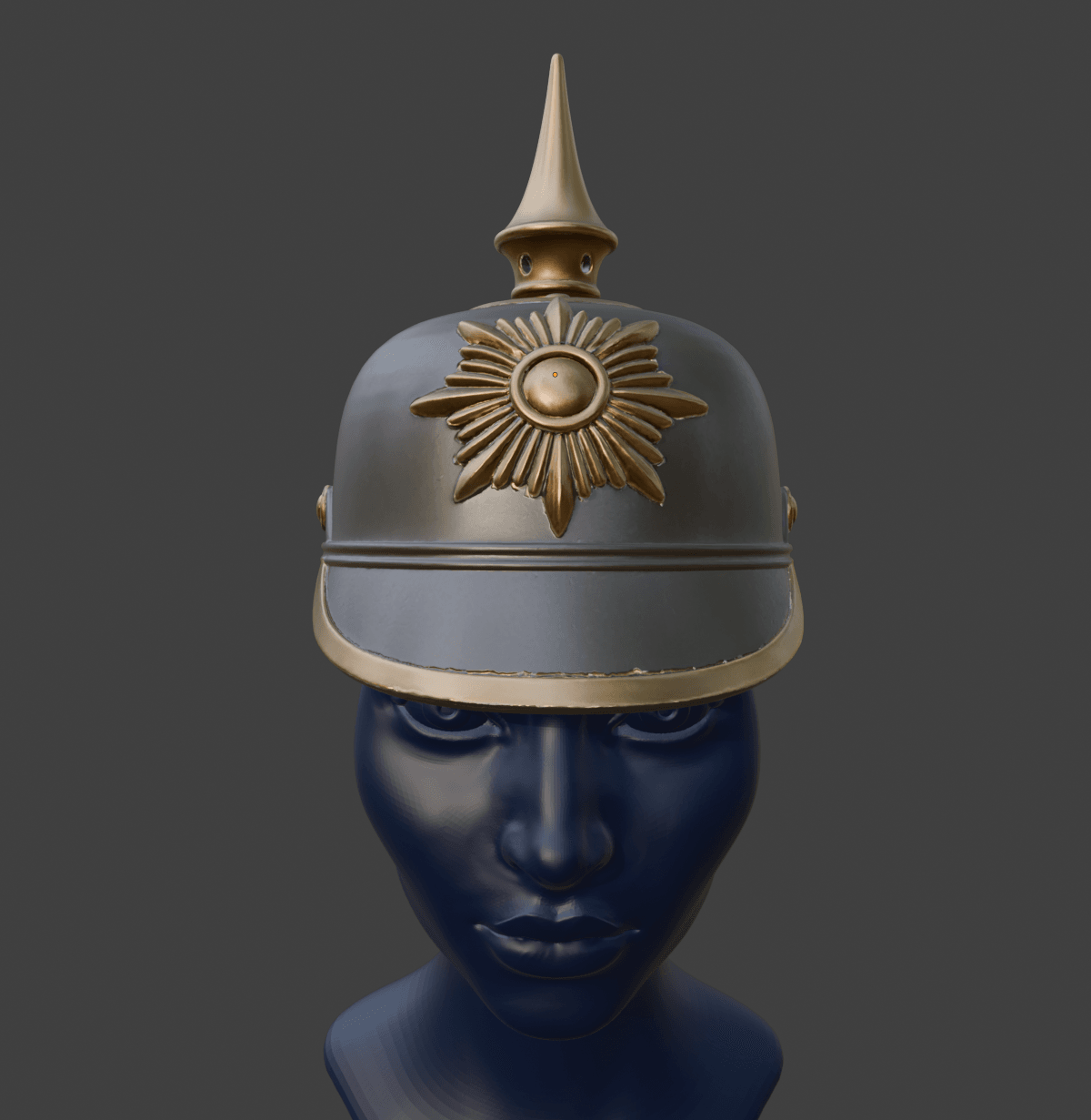 Prussian Pickelhaube Helmet 3d model