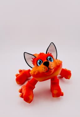 Fox Roller Skate Flexi 3d model
