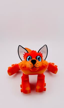 Fox Roller Skate Flexi 3d model