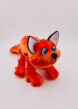 Fox Roller Skate Flexi 3d model