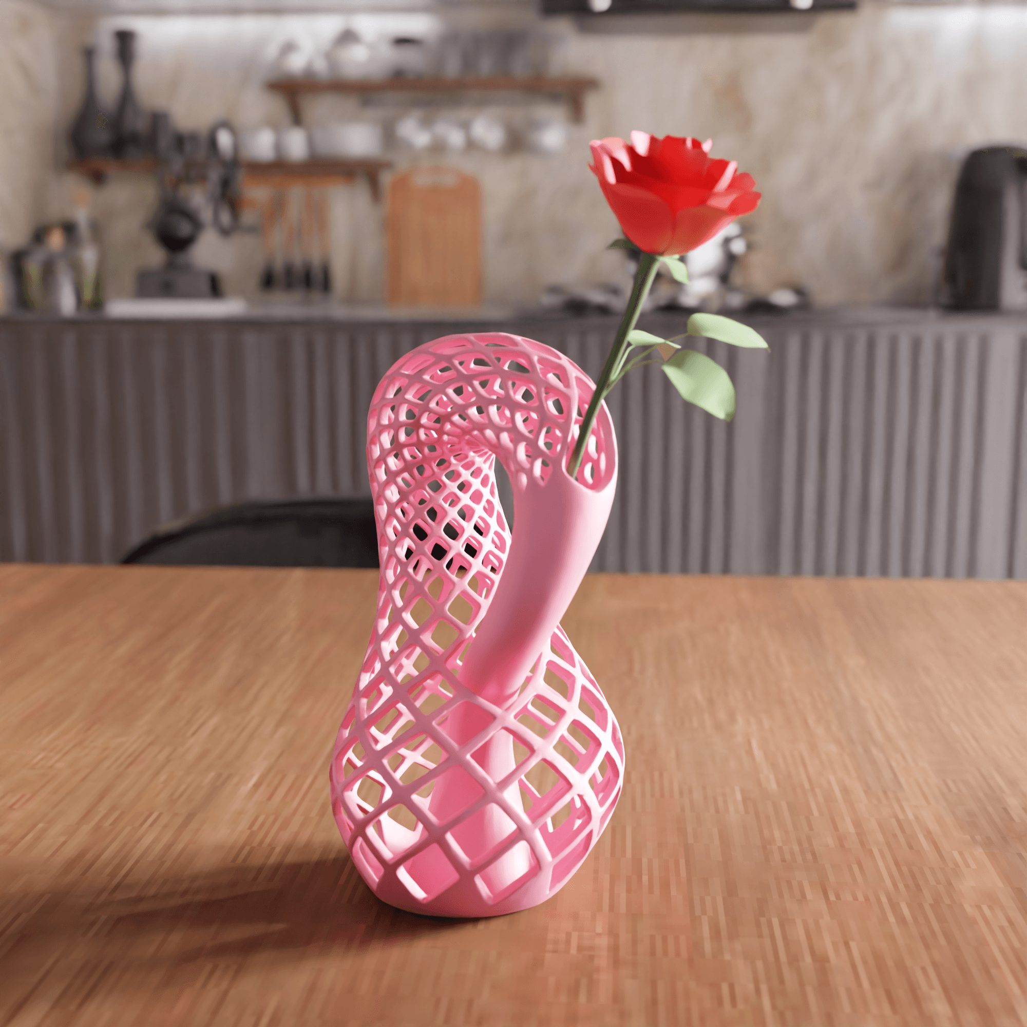 Klein Bottle Mesh Vase 3d model