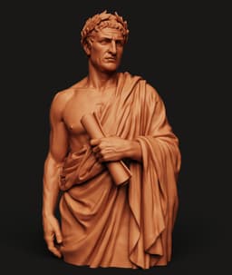 Roman Emperor Bust STL | Classical History 3D Print | Art 3d model