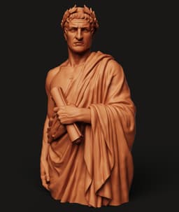 Roman Emperor Bust STL | Classical History 3D Print | Art 3d model