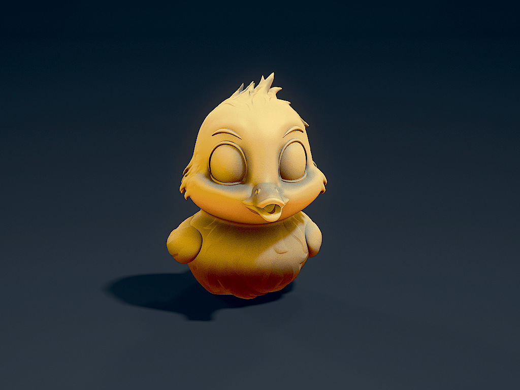 Cute_duckling_2 3d model
