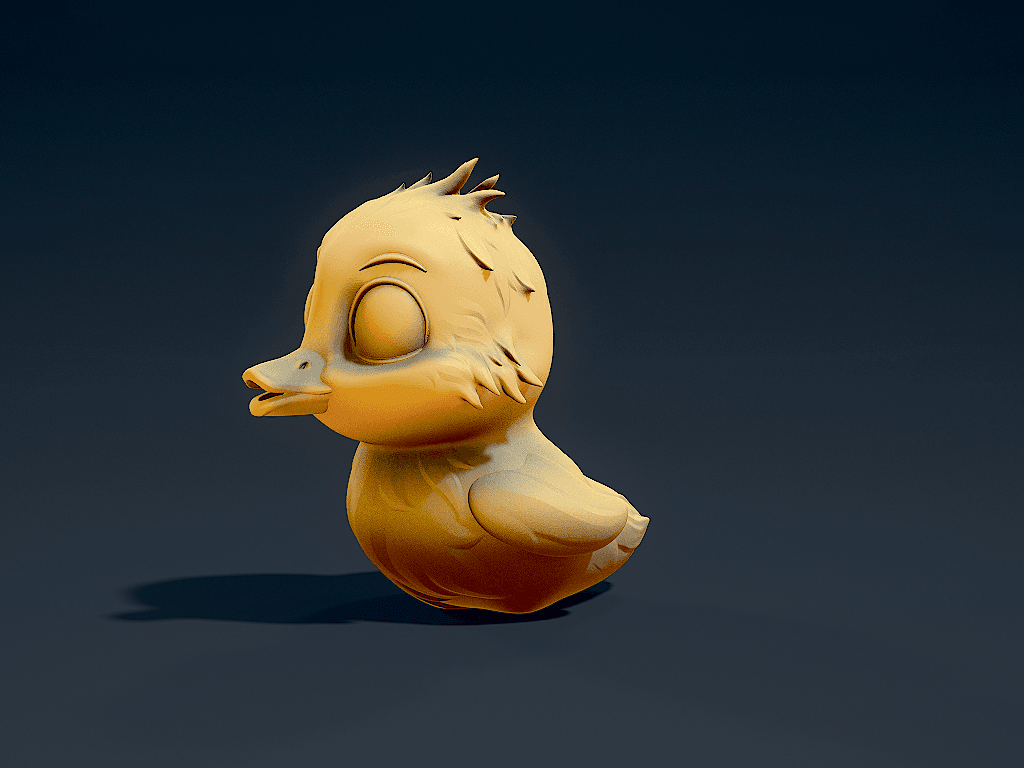 Cute_duckling_2 3d model