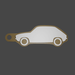 Austin Allegro Keychain 3d model