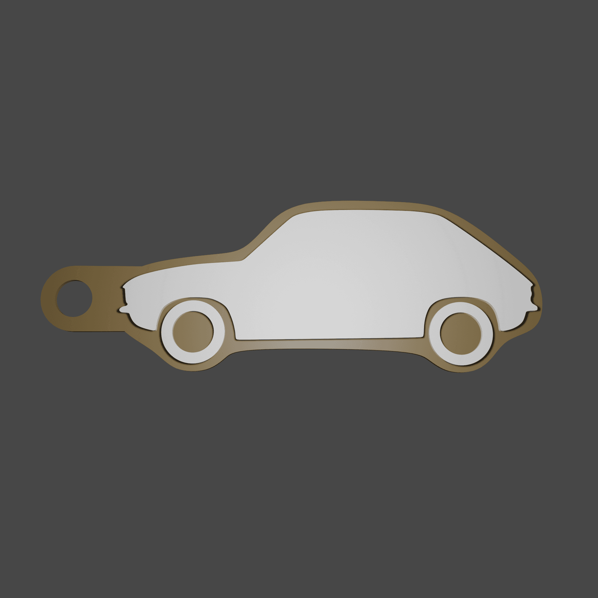 Austin Allegro Keychain 3d model