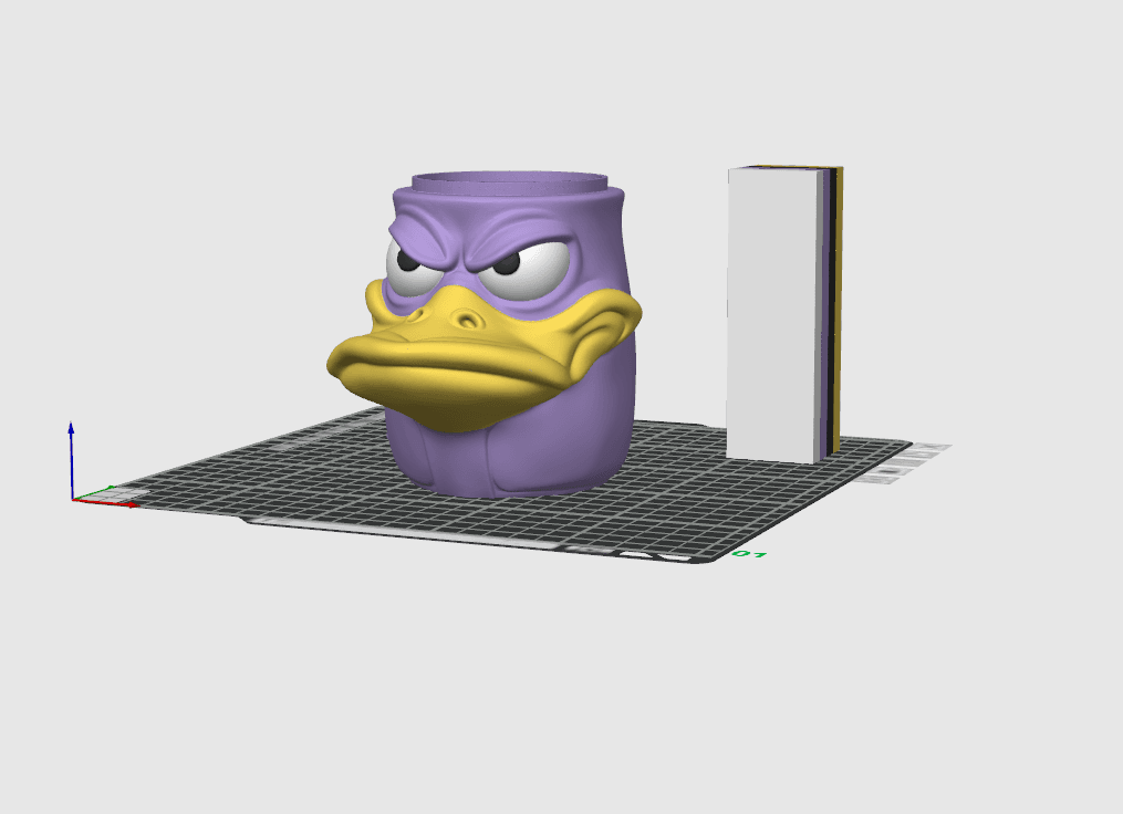 Angry Duck Jar 3d model